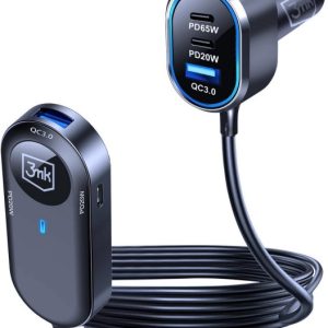 3mk Double Car Charger 135W