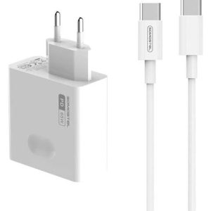 Somostel 65W GAN + kabel Typ-C do Typ-C biała