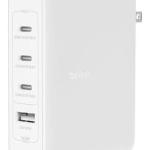 Belkin 140W 4-Port GaN biała
