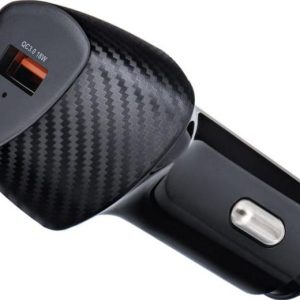 FORCELL F-ENERGY Carbon CC50-1A ładowarka samochodowa USB A QC3.0 3A 18W czarna