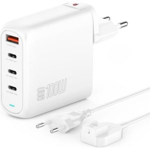 4smarts Flex Pro 100W 3xUSB-C + 1xUSB-A biały