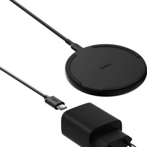 Belkin Ładowarka bezprzewodowa 15W, zasilacz 20W, czarna