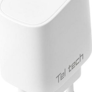 Teltech ładowarka sieciowa USB / Typ-C 25W biały TCH-02