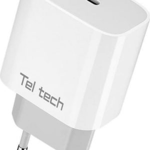 Teltech ładowarka sieciowa GaN TYP-C 45W BiałyTCH-06