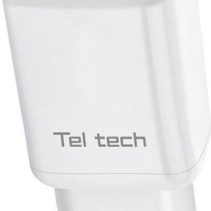 Teltech ładowarka sieciowa GaN USB / Typ-C 65W białyTCH-05