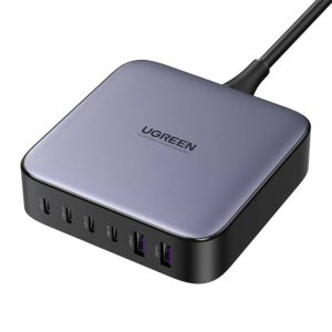 Ugreen 2x USB-A, 4x USB-C, GaN, 200W czarny