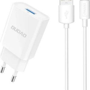 Dudao A4EU 1x USB-A + kabel USB-A - USB-C