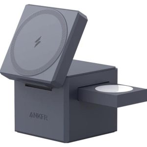 Anker MagSafe Cube 15W 3w1 szary