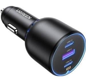 Ugreen EC703, USB + 2x USB-C, 75W czarna