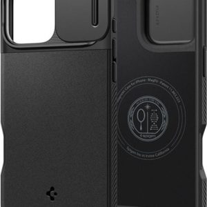 Spigen Optik Armor Mag MagSafe iPhone 16 Pro czarny