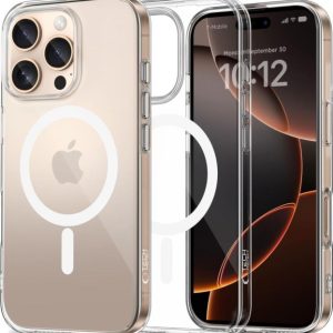 Tech-Protect FlexAir Magsafe do iPhone 16 Pro Max przezroczysty
