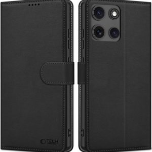 Tech-Protect Wallet do Motorola Moto G15 / G15 Power czarny matowy