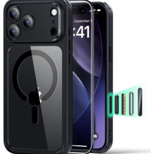 ESR Classic Hybrid Magsafe & Tempered Glass iPhone 17 Pro Max clear/black