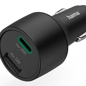 Hama USB-C/USB-A Power Delivery/Quick Charge 32W czarny