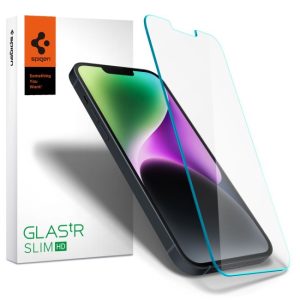 Spigen Glas.tr Slim do Apple iPhone 13/13 Pro/14/16E/17E clear