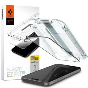 Spigen Glas.tR EZ Fit FC do iPhone 15 - czarne