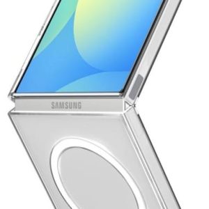Spigen Airskin Mag Magsafe Galaxy Z Flip 7 crystal clear/white